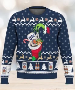 Lite Beer Grinch Hand Christmas Ugly Sweater Special Gift For Xmas