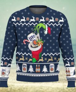 Lite Beer Grinch Hand Christmas Ugly Sweater Special Gift For Xmas