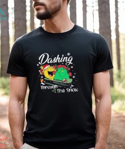 Little Miss dashing through the snow Christmas shirt