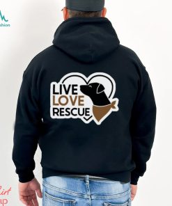Live Love Rescue Dog Ladies' T Shirt