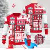 Border Collies Through The Snow Christmas Ugly Sweater