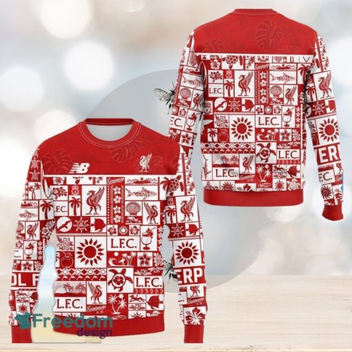 Liverpool LFC 3D Ugly Christmas Sweater Xmas Gift