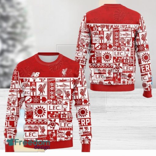 Liverpool LFC 3D Ugly Christmas Sweater Xmas Gift