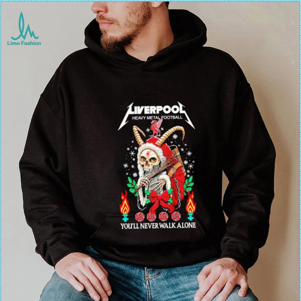 Liverpool heavy metal football you’ll never walk alone Christmas shirt Liverpool heavy metal football you’ll never walk alone Christmas shirt