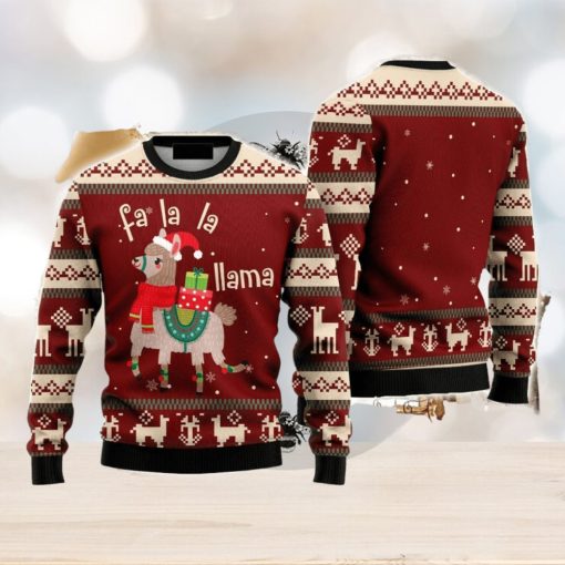 Llama Lalala Ugly Christmas Sweater Family Christmas Gift Ideas Christmas Sweater