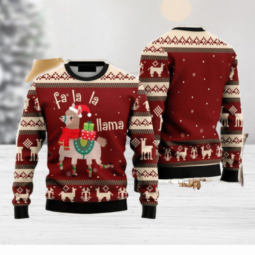 Llama Lalala Ugly Christmas Sweater Family Christmas Gift Ideas Christmas Sweater