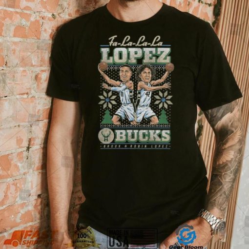 Lopez Brothers Milwaukee Bucks Holiday Lopez Brothers It’s Christmas Time Shirt