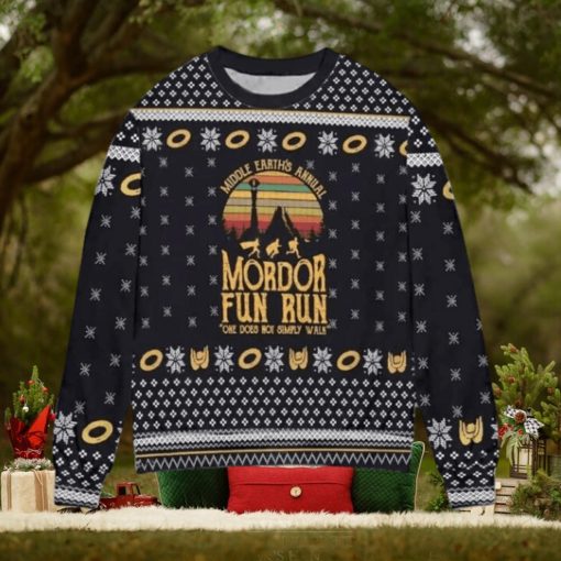 Lord Of The Rings Middle Earth Is Annual Mordor Fun Run Ugly Sweater