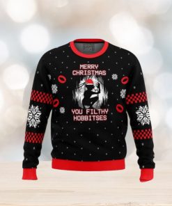 Lord of the Rings Filthy Hobitses Ugly Christmas Sweaters