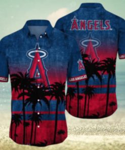 Los Angeles Angels MLB Logo Coconut Tropical Hawaiian Shirt Beach Gift For Fans