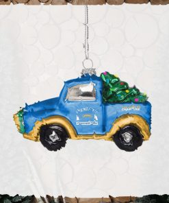 Los Angeles Chargers Blown Glass Truck Ornament