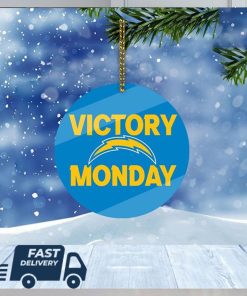 Los Angeles Chargers NFL Victory Monday Christmas Tree Decorations Xmas Ornament