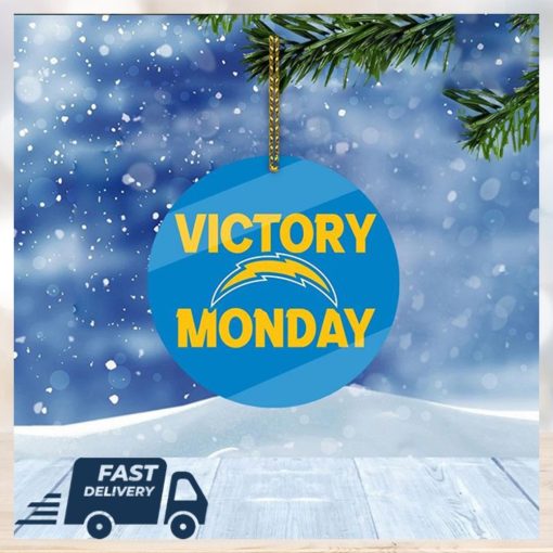 Los Angeles Chargers NFL Victory Monday Christmas Tree Decorations Xmas Ornament