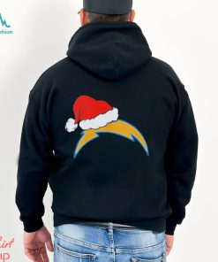 Los Angeles Chargers logo Santa Hat Christmas 2023 Shirt