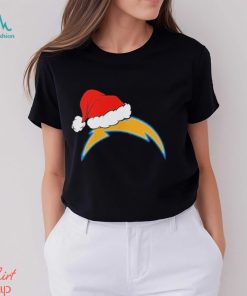 Los Angeles Chargers logo Santa Hat Christmas 2023 Shirt