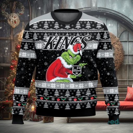 Los Angeles Kings Grinch AOP Ugly Christmas Sweater Christmas Gift For Men And Women