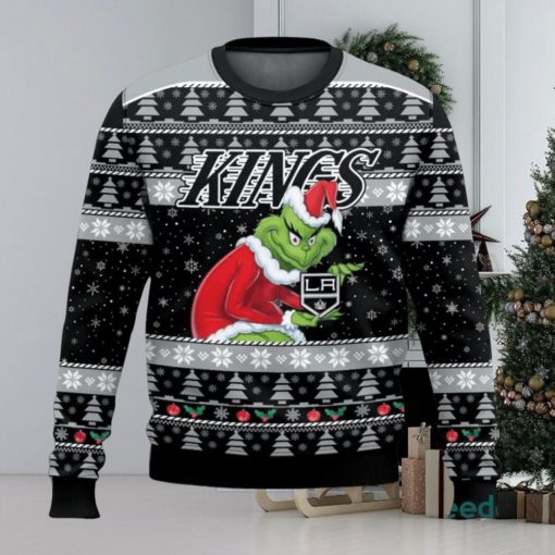 Los Angeles Kings Grinch AOP Ugly Christmas Sweater Christmas Gift For Men And Women