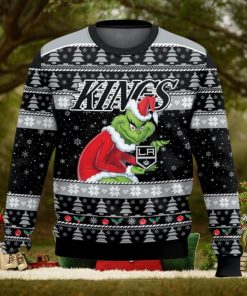 Los Angeles Kings Grinch Ugly Christmas Sweater Trending Sweater For 2023 Christmas Holidays