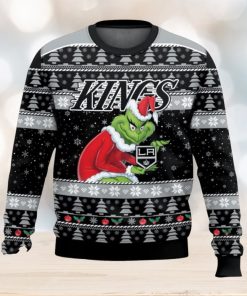 Los Angeles Kings Grinch Ugly Christmas Sweater Trending Sweater For 2023 Christmas Holidays