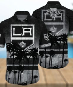 Los Angeles Kings NHL Logo Coconut Tropical Hawaiian Shirt Beach Gift For Fans