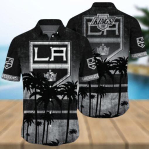 Los Angeles Kings NHL Logo Coconut Tropical Hawaiian Shirt Beach Gift For Fans