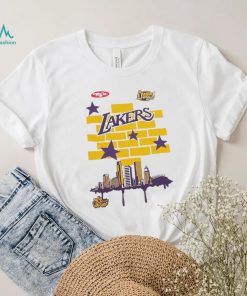 Los Angeles Lakers Mitchell & Ness x Tats Cru Hardwood Classics City T Shirt
