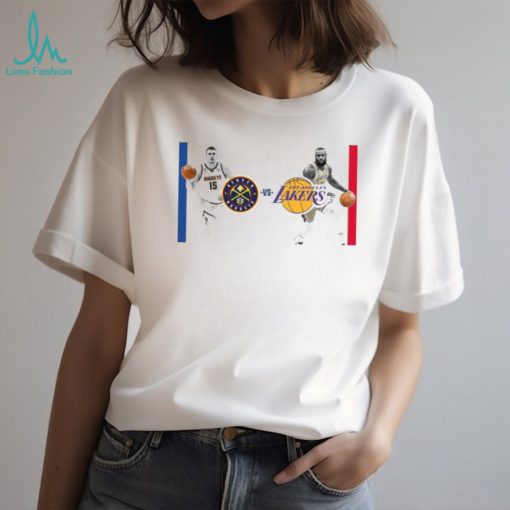 Los Angeles Lakers VS Denver Nuggets NBA oct 25 2023 shirt