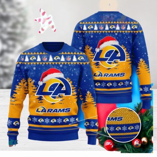 Los Angeles Rams 3D Ugly Christmas Sweater