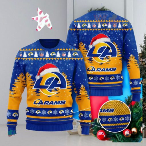 Los Angeles Rams 3D Ugly Christmas Sweater