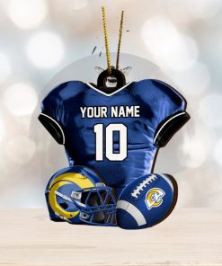 Los Angeles Rams NFL Sport Ornament Custom Name And Number