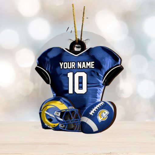 Los Angeles Rams NFL Sport Ornament Custom Name And Number