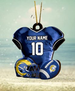 Los Angeles Rams NFL Sport Ornament Custom Name And Number