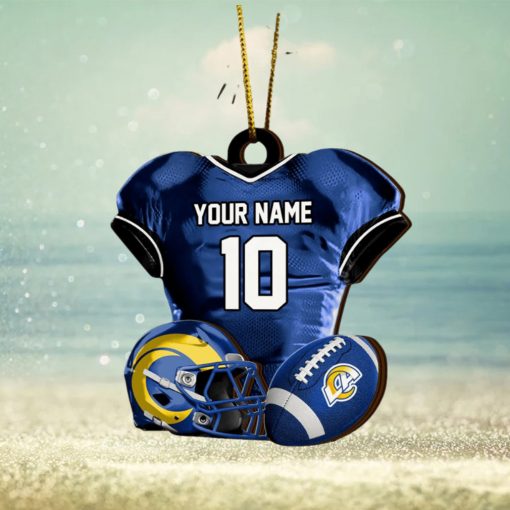 Los Angeles Rams NFL Sport Ornament Custom Name And Number