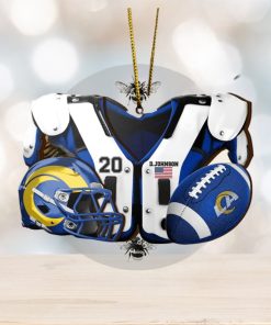 Los Angeles Rams NFL Sport Ornament Custom Your Name And Number