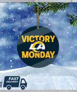 Los Angeles Rams NFL Victory Monday Christmas Tree Decorations Xmas Ornament