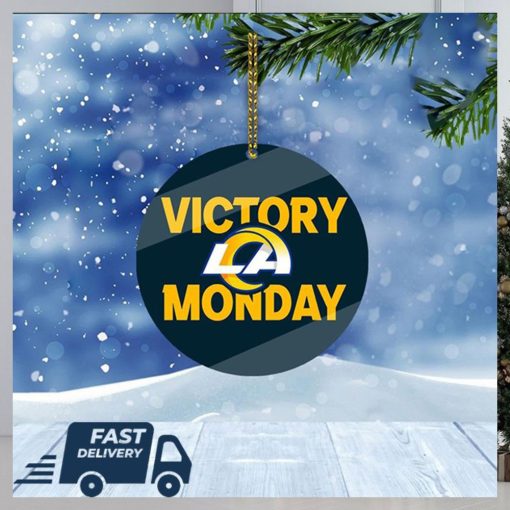 Los Angeles Rams NFL Victory Monday Christmas Tree Decorations Xmas Ornament