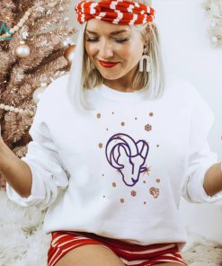 Los Angeles Rams Sparkle Christmas Graphic T Shirt