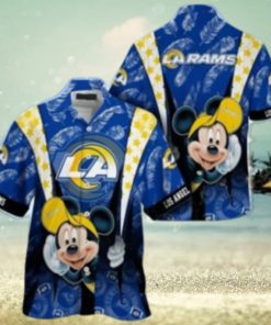 Los Angeles Rams nfl mickey mouse Hawaiian Shirt custom for fan