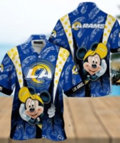 Los Angeles Rams nfl mickey mouse Hawaiian Shirt custom for fan