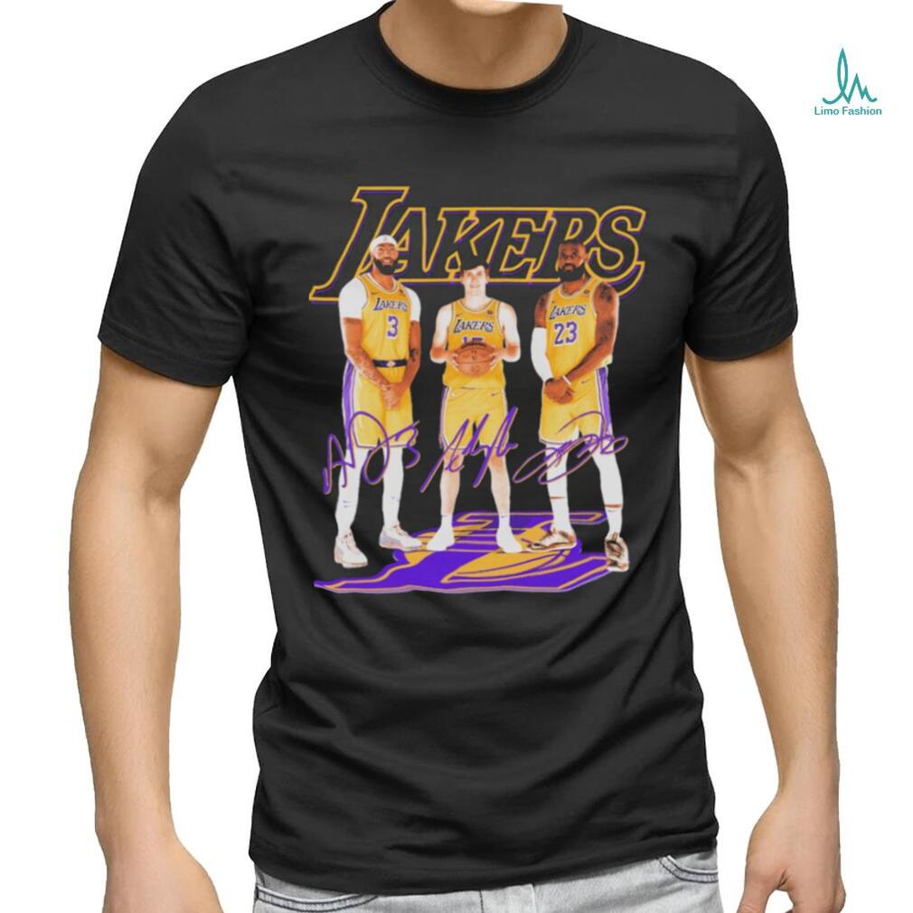 Los angeles lakers 2023 lakers signatures shirt Los angeles lakers 2023 lakers signatures shirt