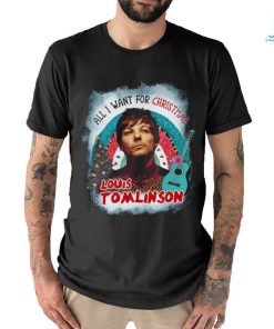 Louis Tomlinson All I Want For Christmas Is Louis Tomlinson Perfect Now Don’t Let It Break Your Heart Winter Holiday Shirt