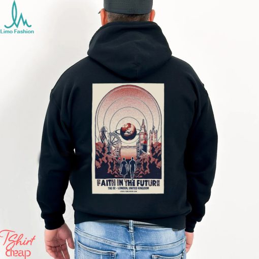 Louis Tomlinson Faith In The Future The 02 London, UK 2023 World Tour Poster Shirt