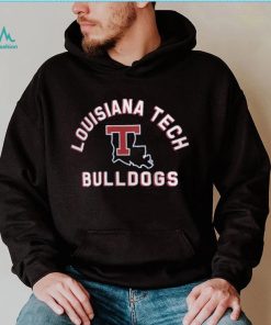 Louisiana Tech Bulldogs Blue Retro Stack T Shirt