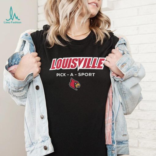 Louisville Cardinals Fanatics Branded Personalized Authentic Pick A Sport T Shirt