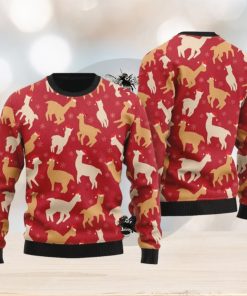 Love Llamas Ugly Christmas Sweater Funny Gift For Men And Women Family Holidays