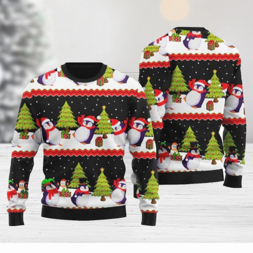 Mens penguin christmas discount sweater