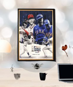 MLB 2023 World Series Is Set Arizona Vs Texas Poster Canvas