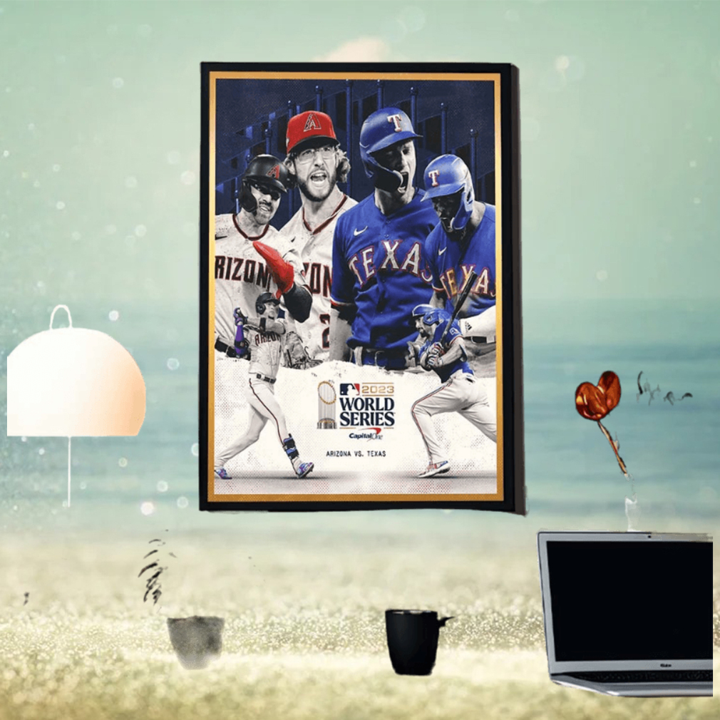 MLB 2023 World Series Is Set Arizona Vs Texas Poster Canvas MLB 2023 World Series Is Set Arizona Vs Texas Poster Canvas