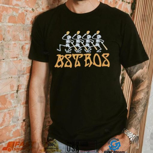 MLB Houston Astros skeletons football funny shirt
