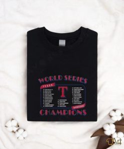MLB Texas Rangers Team World Series Champions 2023 Shirt